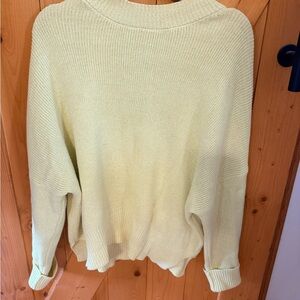 Yellow Women's Knit Sweater